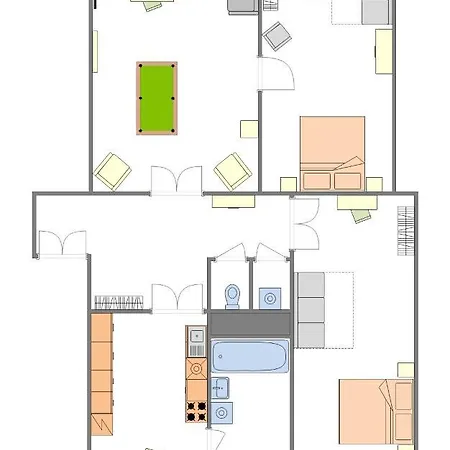 Apartament Super Billiard And Darts Big Praga